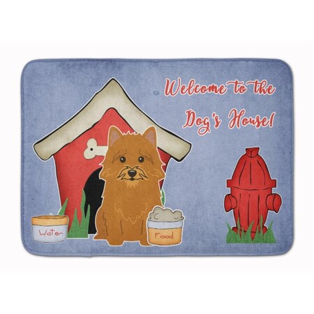 Carolines Treasures Dog House Collection Norwich Terrier Machine Washable Memory Foam Mat BB2774RUG